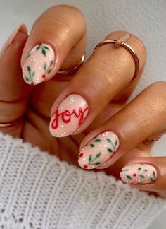 Minimalist Christmas Nails, 3d Aesthetic, Jelly Polish, Donut Nails, Festive Nail Designs, 2023 Nail, Minimalist Nail, Unghie Nail Art, Nails Trend