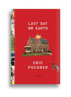 a book with the title'last day on earth'written in red and black