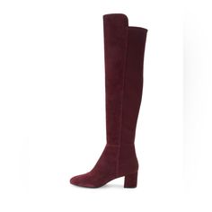 Burgundy Color, Size 6, Over The Knee, Stuart Weitzman, Brand New In The Box. Burgundy Almond Toe Boots For Fall, Elegant Burgundy Boots For Fall, Burgundy Calf Leather Boots For Fall, Elegant Burgundy Heeled Boots For Fall, Formal Burgundy Heeled Boots For Fall, Formal Burgundy Boots Medium Width, Elegant Burgundy Boots For Workwear, Elegant Burgundy Boots For Work, Elegant Burgundy Workwear Boots