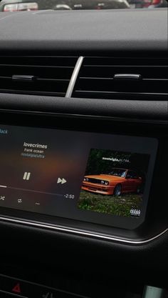 an image of a car stereo in the dashboard