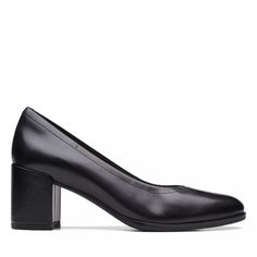 Freva55 Court Black Leather Clarks® Shoes Official Site | Clarks Black Court Shoes, Shoe Care Kit, Black Block Heels, Clarks Women's, Leather High Heels, Black Leather Shoes, Black Leather Heels, Plain Black, Court Shoes