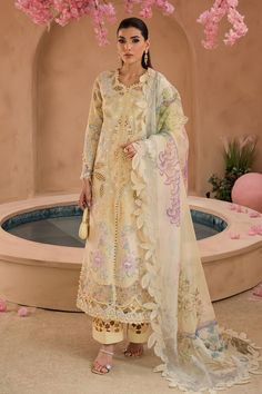 Side Border, Lawn Design, Printed Dupatta, Chiffon Collection, Embroidered Sleeves, Suit Fabric