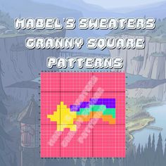 an image of a computer screen with the text, model's sweaters granny square patterns