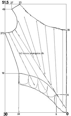 the diagram shows how to draw an object with lines and shapes in order to make it look