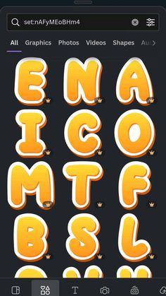 Letter Elements Canva, Keyword Canva Font, Canva Keywords Font, Font Canva Aesthetic, Cute Font, Canva Font