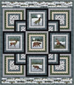 Step into Moonlight Downloadable Pattern by Pine Tree Country Quilts Alaska Quilts, Aplique Quilts, Quick Quilt