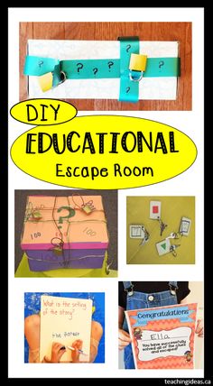 an image of diy educational escape room