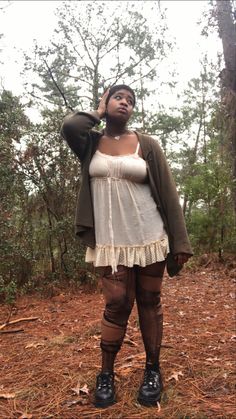 Fairy Outfit Ideas Plus Size, Plus Size Grung, Grunge Outfits Fairy, Fairy Grunge Black Women, Plus Size Fairy Outfits, Plus Size Fairy Grunge Outfits, Grunge Fairycore Outfits Plus Size, Midsize Fairy Grunge, Plus Size Fairy Core