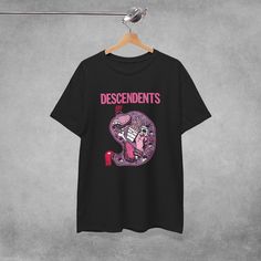 Descendents "Stomach" Tee Top Outfits, Band, Handmade Gift, Unique Jewelry, Trending Outfits