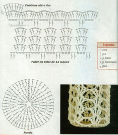 the instructions for crochet are shown here