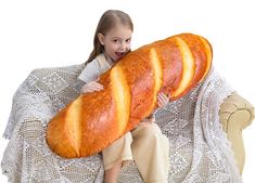 PRICES MAY VARY. Cotton 3D Lively Bread - French bread design with vivid color, just like a huge delicious bread. Don’t drool when sleeping on it. High Quality - Made of skin-friendly plush fabric with PP cotton lining, soft, silky and comfortable Multifunction – Can be used as back cushion, bolster and pillow. Heats up just like a fresh loaf of bread if you sleep hot. Funny Décor - Perfect for home, bedroom, party, office, coffeeshop. It is amazing where a giant bread on your home. Gift – Just Pillows Amazon, Food Plush, Bread Design, 3d Simulation, Bread Shaping, Funny Pillows, Funny Decor, Stomach Problems, Rectangular Pillow Cover