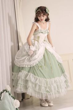 Cutesy Prom Dress, Cutesy Style, Outfit Sketches, Dream Daughter, Jsk Dress, Genshin Oc, Lolita Outfit, Kawaii Outfit Ideas, Pretty Quinceanera Dresses