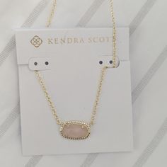 New With Tags And Box Cutesy Jewelry, Purple Stone Necklace, Pink Stone Necklace, Red Stone Necklace, Aura Necklace, Rose Gold Chain Necklace, Jewelry Kendra Scott, Cross Charm Necklace, Blue Stone Pendant