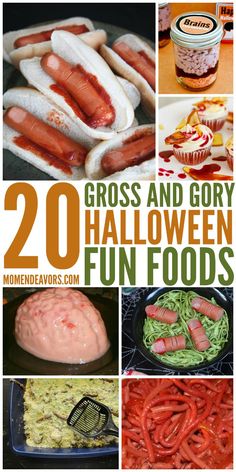 20 gross and scary halloween fun foods