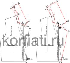 the front and back view of a women's top pattern, with measurements for each piece