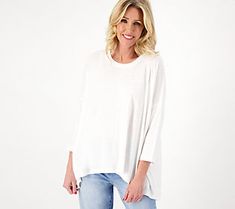 Pair this versatile top with capri pants and heels for an evening out or a pair of boyfriend jeans and sneakers for casual outings with the fam. Either way, you'll look and feel gorgeous all day. From Peace Love World. White Knit Top For Everyday Spring Wear, White Knit Top For Spring Everyday Wear, White Knit Top For Spring, White Spring Knit Top For Loungewear, Boyfriend Jeans And Sneakers, The Fam, Knit Tees, Peace Love, Boyfriend Jeans