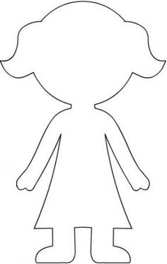 My Body For Preschoolers, All About Me Coloring Pages, All About Me Preschool Theme, Me Preschool Theme, Body Parts Preschool, All About Me Preschool, Kindergarten Coloring Pages, Paper Doll Template, Preschool Art Activities