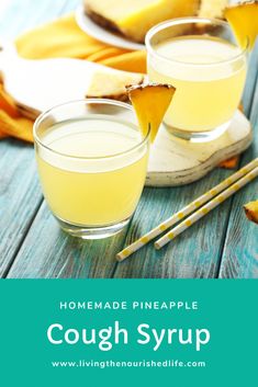 Learn how to make homemade cough syrup that's proven to provide cough relief. Plus, this DIY remedy is all-natural and super kid-friendly. Pineapple Cough Remedy, Pineapple Juice Cough, Cough Remedies For Kids, Cough Syrup Recipe, Homemade Cough Syrup, Best Cough Remedy, Cough Relief, Diy Herbal Remedies, Cold Cough