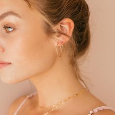 Small Everyday Hoops - Gold, Rose Gold, or Silver - Basic Hoop Earrings - Lightweight Simple Hoops - Little Hoop Earrings, Hoops Gold, Moon Studs, Gold Filled Earrings, Earrings Minimalist, Jewelry Earrings Hoops, Minimalist Earrings, Minimalist Jewelry, Gold Rose