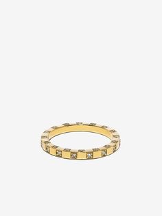 18k Yellow Gold, Approx. 0.30ct White Pave Diamonds Made and hand-finished in LA, each piece sold helps ocean-related causes Modern Eternity Band, Azlee Jewelry, Wedding Bands For Women, Modern Wedding Band, Ring Cuts, Marriage Ring, Pave Diamond Band, Coin Shop, Diy Rings