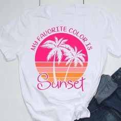 Beach Shirt Beach Svg Sunset Shirt Summer Svg Summer Shirt | Etsy Summer T Shirt Ideas, Hawaii Shirt Design, Summer Shirt Design Ideas, Summer T Shirts Women, Beach T Shirts Design, Summer T-shirts, Beach Shirt Ideas, Beach Tshirt Ideas, Summer Shirt Ideas