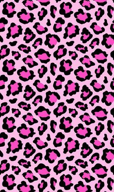 a pink and black leopard print background