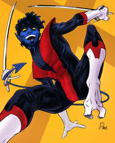 #mattnick1983 Marvel Nightcrawler, Boom Shakalaka, Interesting Drawings