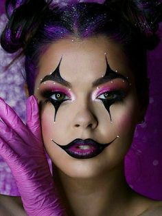 Jester Makeup, Maquillage Halloween Simple, Halloweenský Makeup, Holloween Makeup