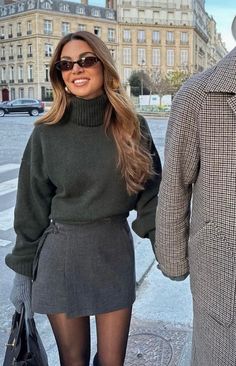 Fall Maxi Skirt Outfits, Office Suits, Italy Outfits, Winter Outfit Inspiration, Looks Chic, Autumn Outfit, Winter Clothes