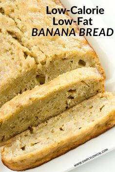 Low Fat Banana Bread, Low Fat Desserts, Medicine Tips, Baking Powder Uses, No Calorie Snacks, Low Cal Recipes