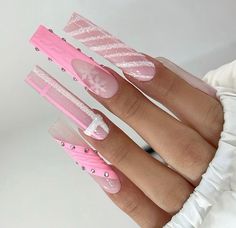 #nailsofinstagram #naildesign #nailstagram   #nailtech #nailsoftheday #nailsideas #nailartideas   #pink #pinknails #pinkcore #prettynails   #prettyinpink #cutenails #cutenailart #manicure   #manicureideas #manicuremonday #summer   #summernails #summeraesthetic #winter   #winternails #mattenailspolish #chromenailideas   #hotnails #nailcare #nailcandy #nailchristmas   #nailcolortrends #nailcaretips #nailchrome   #nailcommunity #funkynaildesigns #3dart   #floralnailart #trendy #trendingnow   #shortnailsdesign #longnails #longnaildesigns  #longnailideas #whitenaildesigns    #purplenailsdesigns #pinkaesthetictheme   #shinynails #frenchnails #frenchies #frenchtipnails   #coquette #coffinshapenails #candycanes #candy #xmas #christmasnailart #christmasnailartdesigns #christmasnailideas Nail Noel, Funky Nail Designs, Sugar Spice And Everything Nice, Fake Nails Long, Summer Gel Nails, Acrylic Nail Shapes, Long Acrylic Nail Designs, Long Nail Designs, Sweater Nails