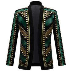 Please be sure to check the size chart before ordering (if it applies). Please note this item takes 15 to 25 days to deliver.Luxury African Embroidery Cardigan Blazer Jacket Men Shawl Lapel Slim Fit Striped Suit Jackets Male Party Prom Wedding Costumes Brand Name: PARKLEESMaterial: COTTONMaterial: PolyesterApplicable Scene: partyStyle: CasualApplicable Season: Four SeasonsClothing Length: RegularOrigin: CN(Origin)Closure Type: Single ButtonGender: MENItem Type: BlazersSleeve Length(cm): FullMode Blazer Men Casual, Men Shawl, Casual Blazer Men, African Embroidery, Embroidery Cardigan, Black Blazer Men, Gold Blazer, Striped Suit, Cardigan Blazer