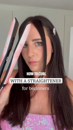 Curls W Straightener, Simple Curls With Straightener, Easy Ways To Curl Your Hair Without A Curling Iron, Soft Curls Straightener, How To Make Soft Curls With Flat Iron, How To Do Soft Curls With Straightener, How To Get Wavy Hair With A Straightener, Hair Straightening Curls, How Can You Curl Your Hair With A Straightener