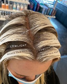 Blonde Painted Hair, Low Light Placement Hair Color, Makeup For Platinum Blonde Hair, Lowlight Placement Diagram, Blonde With Smudged Roots, Adding Dimension To Blonde Hair, Light Blonde Hair With Lowlights, Bleach Blonde Balayage, Blonde Lowlights In Blonde Hair