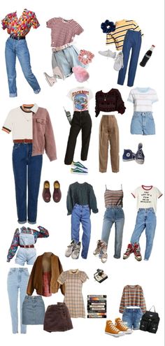 Clothing From The 80s, Stranger Things Outfit Inspiration 80s, Decades Day Outfits 80s, Cute 1980s Outfits, 80s Core Outfits, Stranger Things Fashion Inspiration, Stranger Things Summer Outfits, Girly 80s Outfits, Stranger Things Oc Outfit