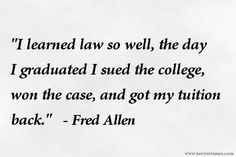 a quote from the famous author, fried allen about how to be successful in college