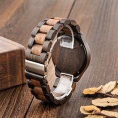 ⭐ High-Quality Wooden Watch with Reasonable Price ⭐ Adjustable Wooden Band ⭐ Professional Engraving Services ⭐ Fast Standard Shipping, Best Anniversary Gift for Husband ✅ High Wooden Craftsmanship, very light, comfortable to wear and durable. We are providing High-Quality Product along with the Reasonable Price. ✅ Accurate Japanese Quartz Movement. Japan Miyota 2035 quartz movement to guarantee an accurate time, original battery that can last more than 3 years. ✅ Perfect Engraving. We'll laser e Gift Watches With Bracelet Strap And Round Dial, Gift Watch With Bracelet Strap And Round Dial, Stainless Steel Watch Accessories For Gifts, Chronograph Watch Accessories With Round Dial, Brown Chronograph Watch With Round Dial As Gift, Round Watches With Date Display As Gift, Gift Watches With Date Display, Automatic Chronograph Watch As A Gift, Stainless Steel Analog Watch Accessories For Gifts