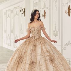 Princess Ball Gowns Royals, Dream Quinceanera, Sweeping The Floor, Debut Gowns, Princess Dress Fairytale, Masquerade Ball Gowns, Floral Ball Gown, Princess Gowns, Off Shoulder Ball Gown