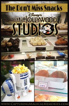 the star wars movie is being displayed in front of some snacks and pastries on display