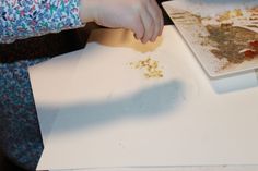 a person is making food on a cutting board