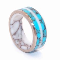 Wooden Wedding Rings, Black Veins, Rings Hand, Turquoise Eyes, Meteorite Ring