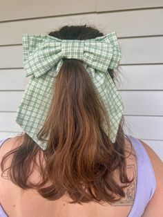 Handmade in VA with upycled and vintage fabrics. The bow attaches to. your hair with a metal barrette clip that can be removed/ switched out if necessary. Hair With A Bow, Bow Hairstyle, Diy Hair Accessories, Diy Hair, Barrette Clip, A Metal, Vintage Fabrics, Diy Hairstyles, Clip Ins