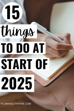 These are the 15 things you should do at the start of 2025 to get yourself prepared and plan for the new year | things to do at start of new year, things to do at beginning of 2025, things to do at start of 2025, beginning of new year, start of new year checklist 2025 Checklist, New Year Checklist, New Year Things, Year Checklist, New Year New Beginning, Team Motivation, Body Makeover, Life Changing Habits