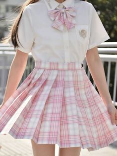 Dream Girl Jk Uniform Skirts Cute Pleated School Skirt, Cute White Skirt For School, Cute White School Skirt, School Uniform Pleated Skirt With Accordion Pleats, School Uniform Pleated Skort, Cute White Skort For School, Pink Pleated School Skirt, Pleated School Uniform Skort, Pink Cotton Skort For School