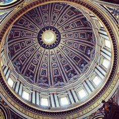 an ornate dome in the middle of a building