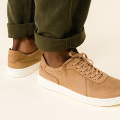 Time to kick up your sneaker game. The Beto sneaker is the perfect throwback court sneaker for any occasion that requires comfort—casual hangs, city adventures, or commuting days on-the-go. | Men's Beto Go-To Court Sneaker Shoes . Tan Size 10 Leather Skate Shoes With Gum Sole For Everyday, Everyday Leather Skate Shoes With Gum Sole, Casual Suede High-top Sneakers With Speckled Midsole, Everyday Lace-up Skate Shoes With Vulcanized Sole, Casual Custom Sneakers With Plain Toe For Everyday, Casual Leather Skate Shoes With Gum Sole, Everyday Lace-up Skate Shoes With Contrast Sole, Everyday Lace-up Skate Shoes With White Sole, Everyday Lace-up Sneakers With Boost Midsole