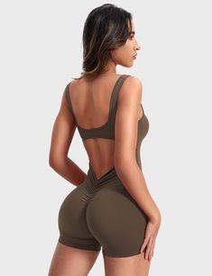 ✅【Sexy Backless Jumpsuits】Open back workout jumpsuits, sleeveless jumpsuits, bodycon bodysuits, show beautiful butterfly bones. Adjustable spaghetti straps, good quality, perfect fit and comfortable!✅【Butt Lifting Workout Jumpsuits】V back tummy control butt lift yoga jumpsuit, makes your butt look amazing. Bodycon rompers, shaping flattering curve. In addition, the squat proof design allows you to move freely.✅【4 Way Stretch Fabric】Our backless gym jumpsuits is made of soft fabric, buttery, ligh Butterfly Bones, Yoga Jumpsuit, Lifting Workouts, Bodycon Bodysuit, Backless Jumpsuit, Fitted Jumpsuit, Back Workout, Squat Proof, 4 Way Stretch Fabric