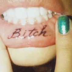 Inside Lip Tattoos, Nails Tattoo, Stylist Tattoos, Cute Tattoos For Women, Lip Tattoos, Classy Tattoos, Dream Tattoos