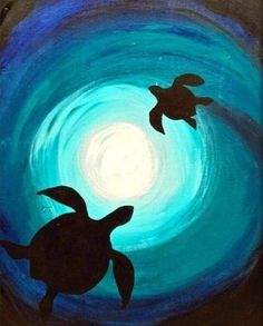 Vortex Turtles Paint By Numbers Kit Simple Canvas Paintings, Easy Canvas Art, Cute Canvas Paintings, Turtle Painting, Easy Canvas Painting, Cute Paintings, Canvas Painting Diy, Small Canvas Art, Simple Acrylic Paintings