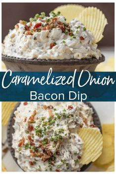 bacon dip is an easy appetizer that can be made in less than 10 minutes